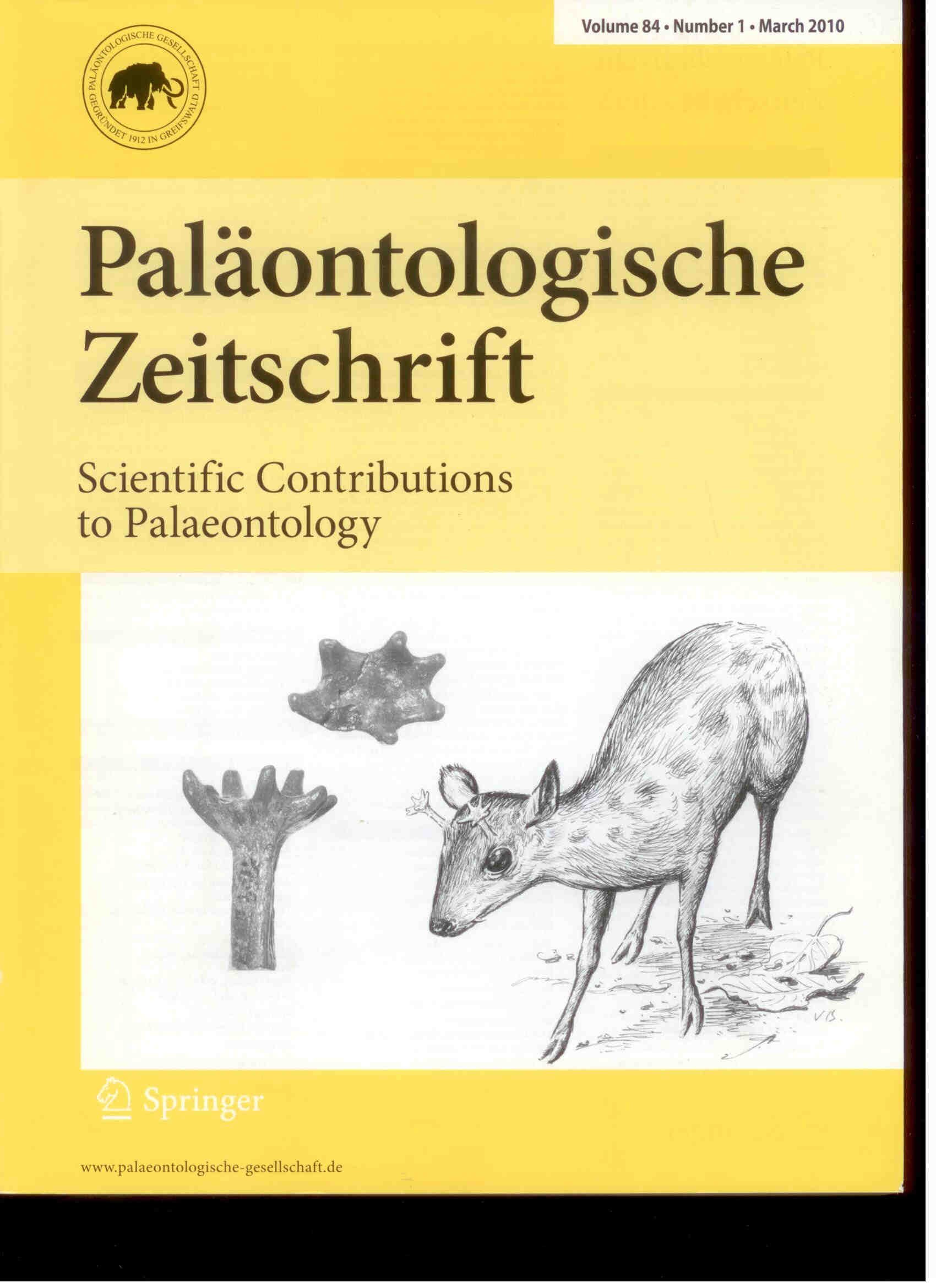 Rauhut, O. (Hrsg.): Paläontologische Zeitschrift Volume 84, Number 1, March 2010