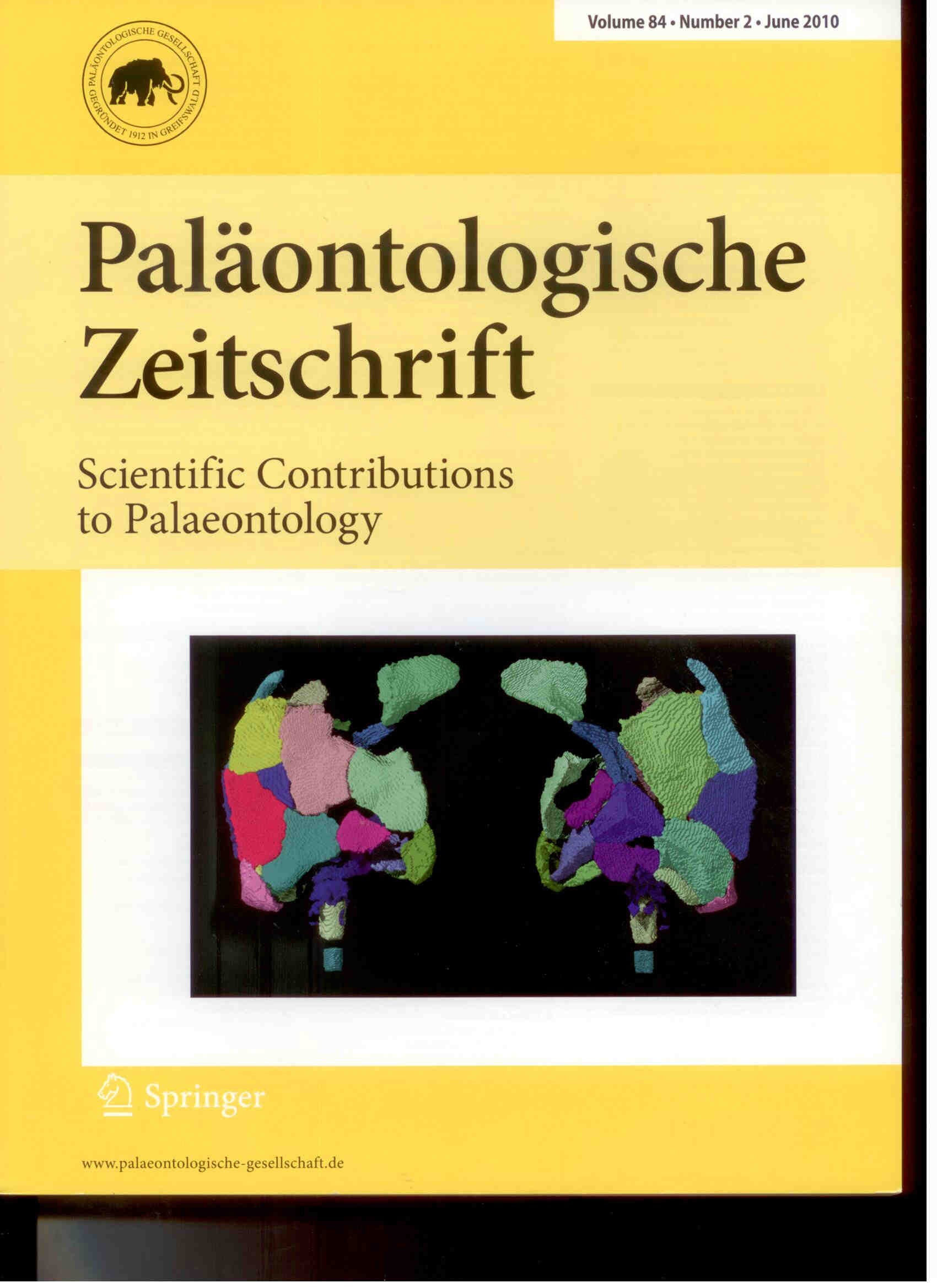 Rauhut, O. (Hrsg.): Paläontologische Zeitschrift Volume 84, Number 2, March 2010