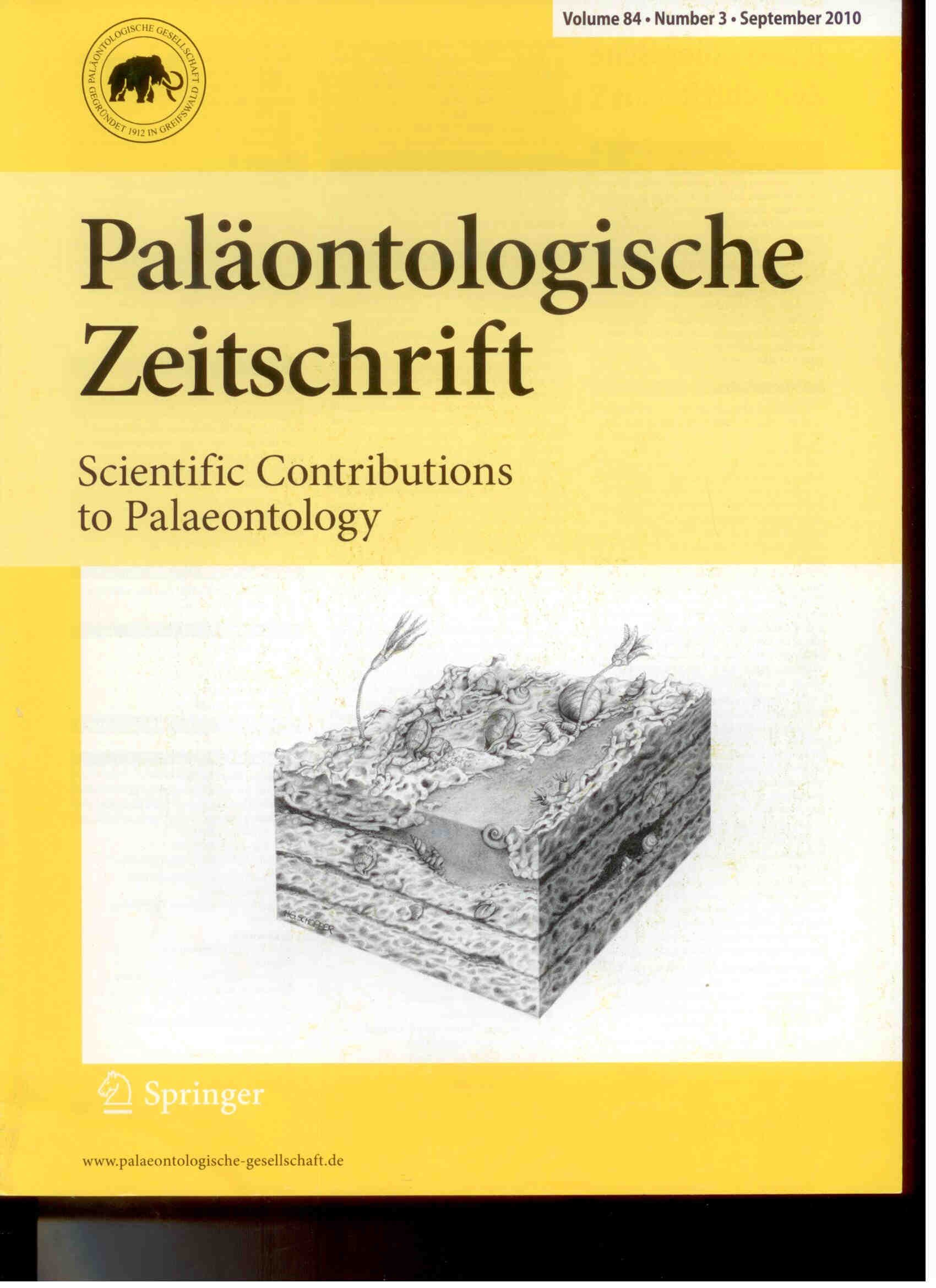 Rauhut, O. (Hrsg.): Paläontologische Zeitschrift Volume 84, Number 3, March 2010