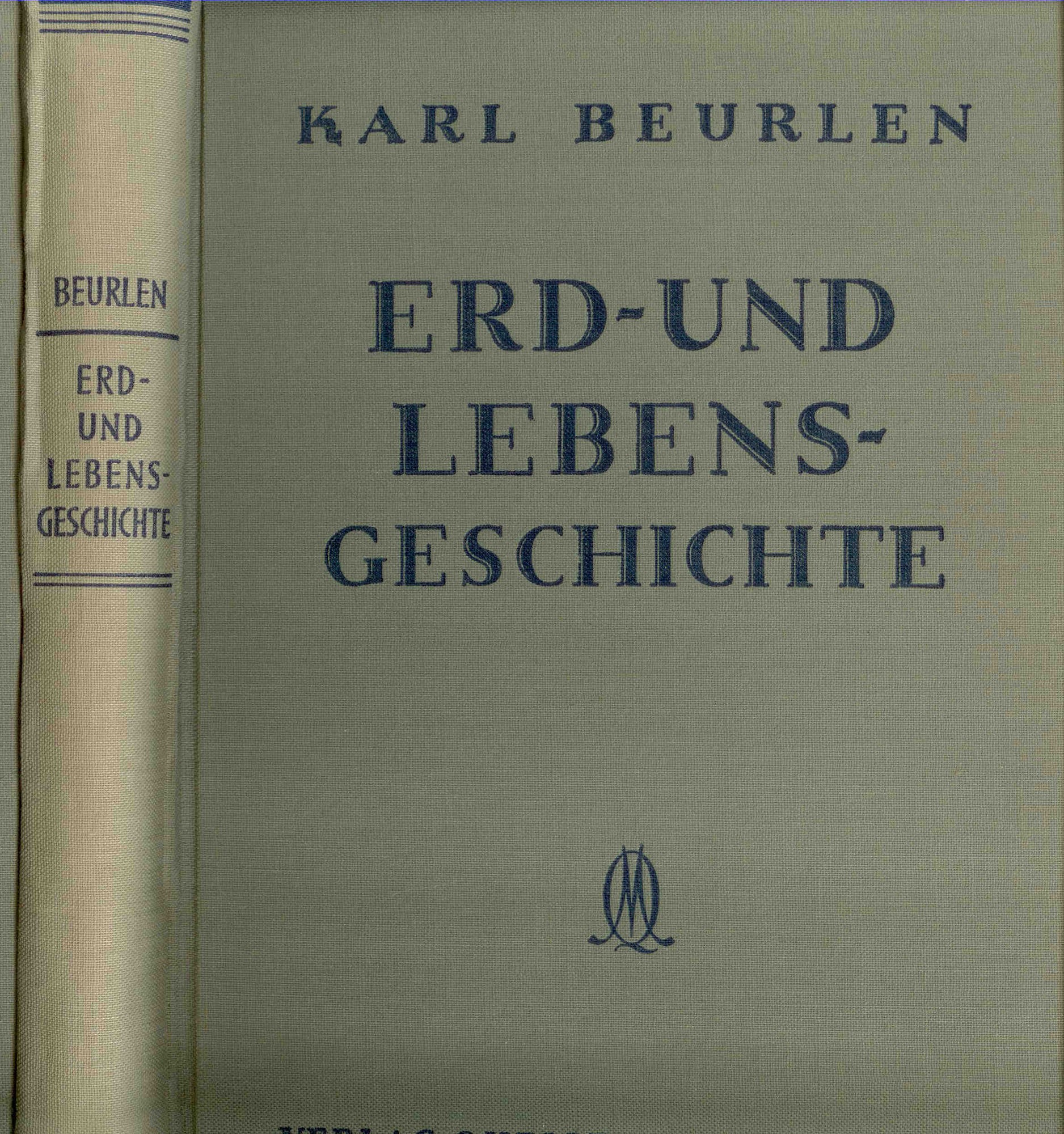 Beurlen, K.: Erd- und Lebensgeschichte. Eine einführung in die historische Geologie.