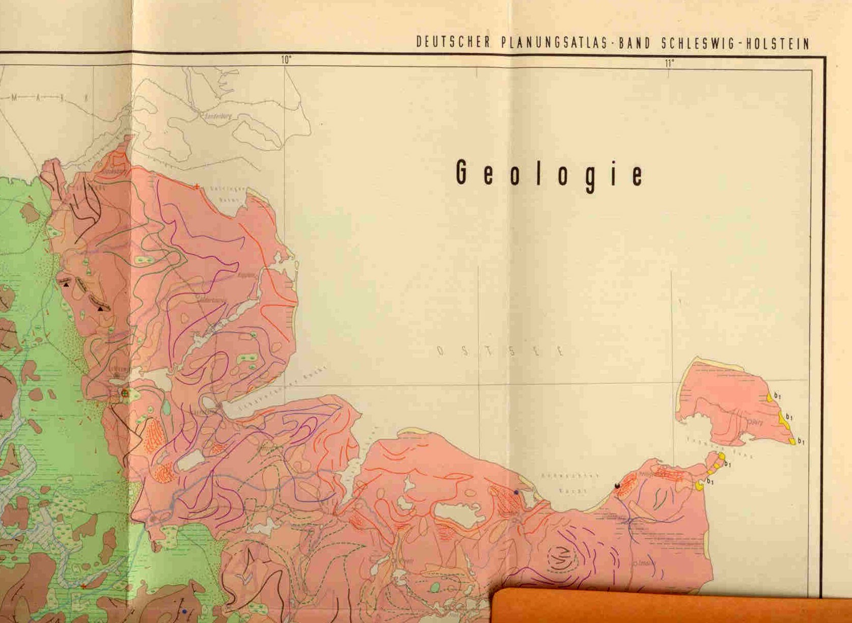 Drücker, A.: Geologische Karte von Schleswig-Holstein, Maßstab 1:500.000.
