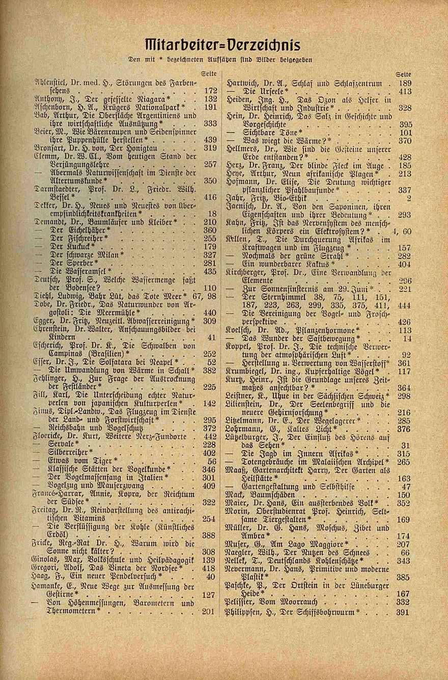 Kosmos, Gesellschaft der Naturfreunde(Hrsg.) Kosmos Handweiser für Naturfreunde. 24.Jahrgang 1927