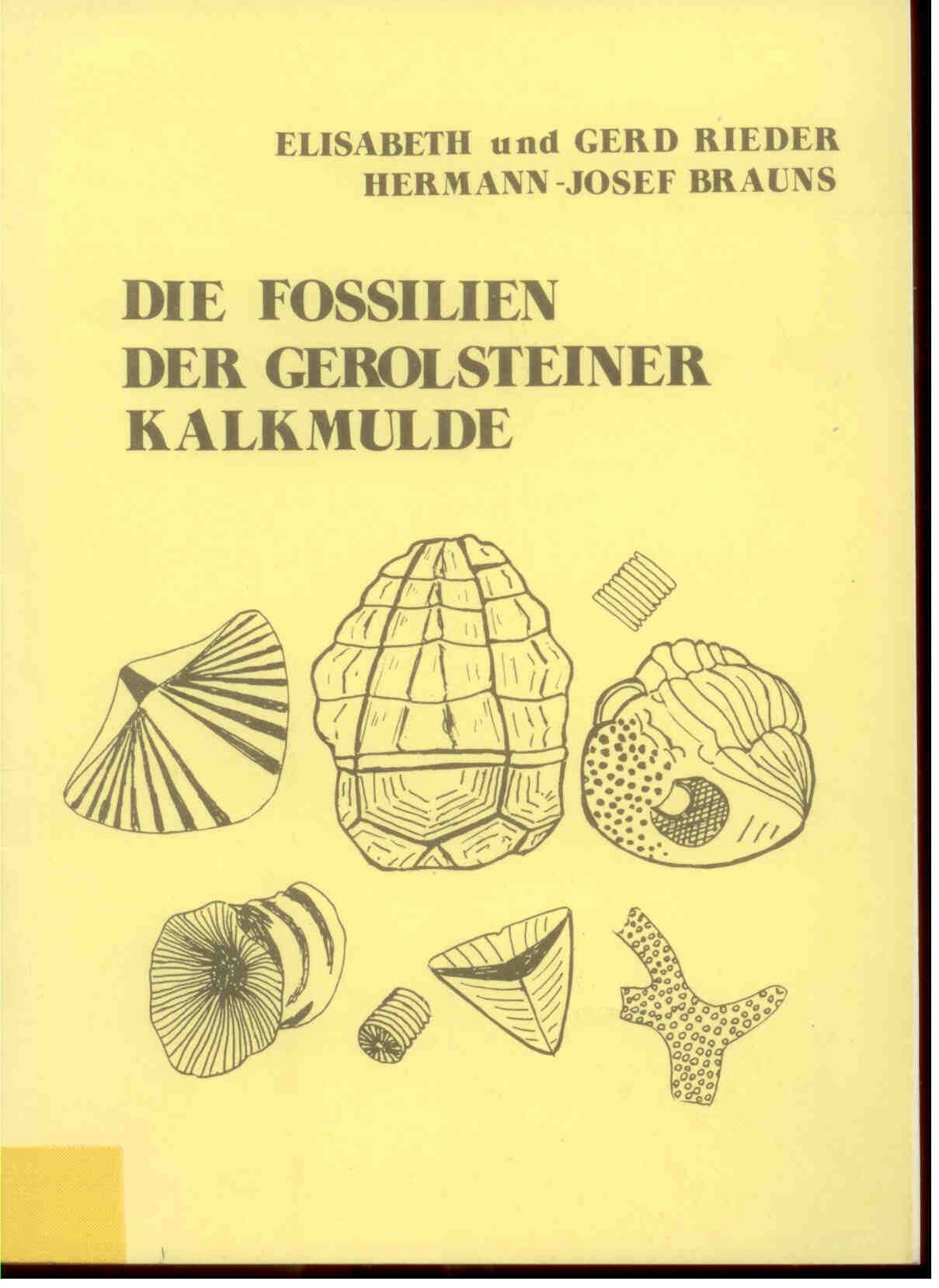Rieder, E.: Die Fossilien der Gerolsteiner Kalkmulde.