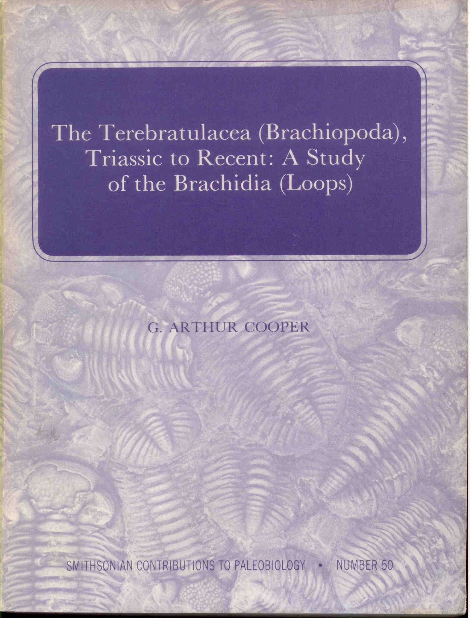 Cooper, G.A.: The Terebratulacea (Brachiopoda), Triassic to Recent: A Study of the Brachidia (Loops). 