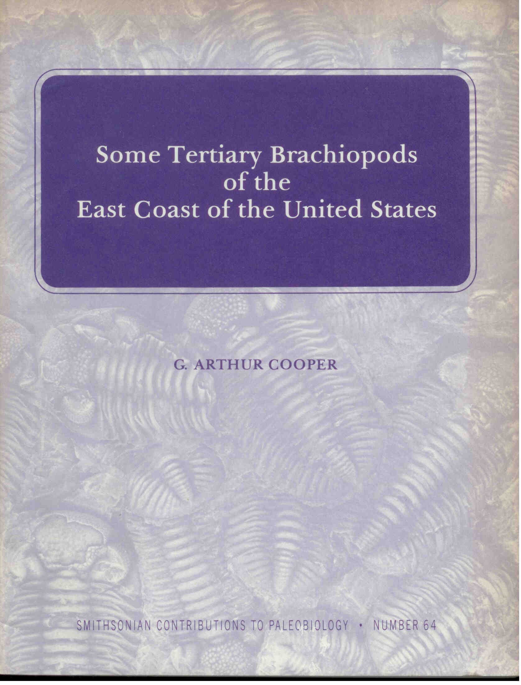 Cooper, G.A.: Some Tertiary Brachiopods of the East Coast of the United States.