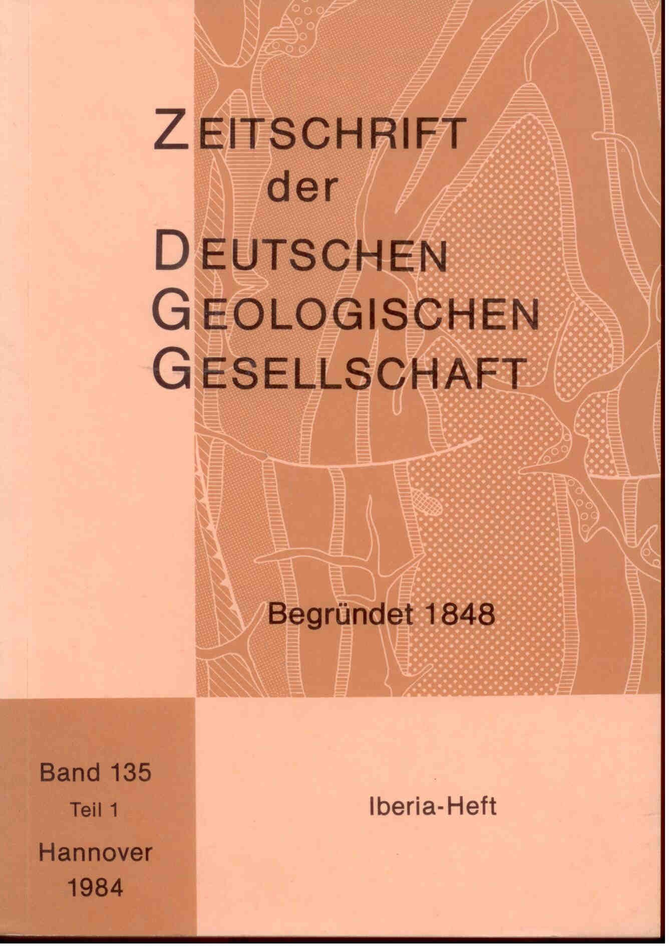 Lang, H. D.: Zeitschrift der Deutschen Geologischen Gesellschaft Band 135 Teil 1, Iberia-Heft