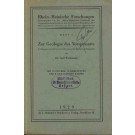 Weidmann, C.: Zur Geologie des Vorspessarts. LIthogenetische und tektonische Untersuchungen. 