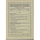 Freyberg, B. von (Hrsg.).: Geologische Blätter für Nordost-Bayern und angrenzende Gebiete. Band 15, 1965, Heft 2