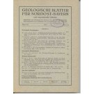 Freyberg, B. von (Hrsg.).: Geologische Blätter für Nordost-Bayern und angrenzende Gebiete. Band 20, 1970, Heft 1/2