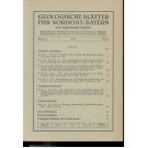 Freyberg, B. von (Hrsg.).: Geologische Blätter für Nordost-Bayern und angrenzende Gebiete. Band 25, 1975, Heft 1