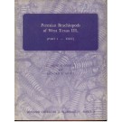 Cooper, G.A.: Permian Brachiopods of West Texas, III. Part 1-- Text. Part 2 -- Plates (Two volume set)