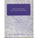 Kier, P.M.: Index of Living and Fossil Echinoids 1924 - 1970